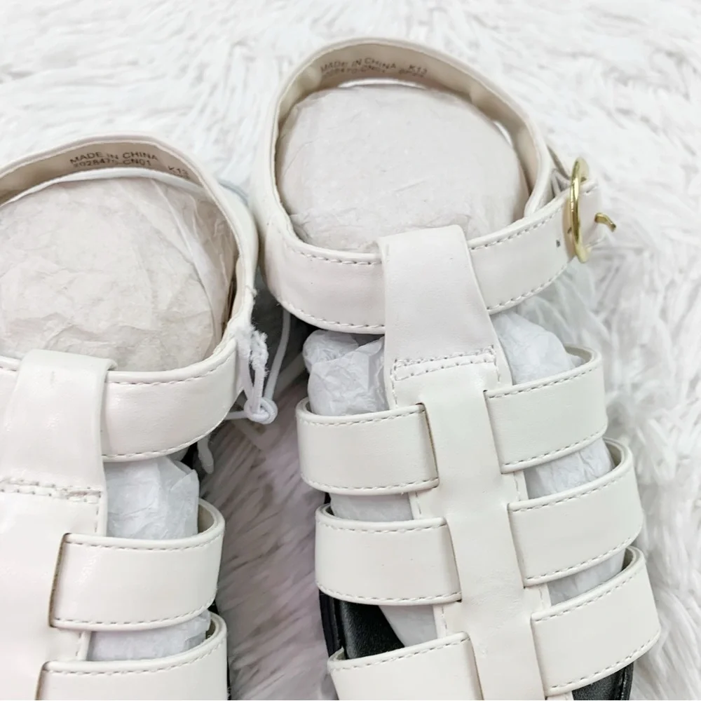 Crewcuts‎ Girls' fisherman lug-sole sandals in white